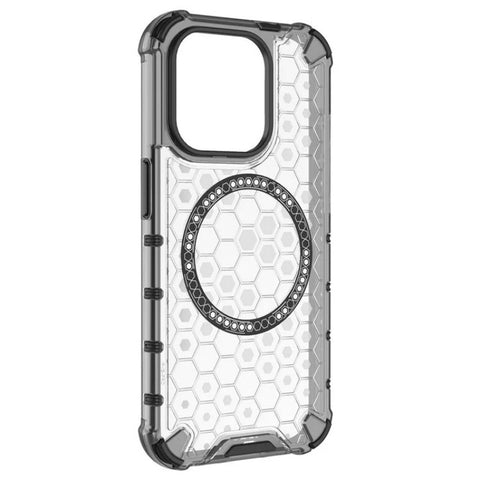 WANLONFENG For iPhone 12 Pro 6.1 inch Phone Case Compatible with MagSafe  FC Series with Tempered Glass (Big Lens Hole)