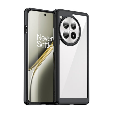 WANLONFENG For OnePlus Ace 3 Pro 5G Phone Case  XC Series TPU Acrylic Cover with Tempered Glass (Big Lens Hole)