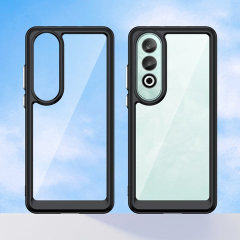 WANLONFENG For OnePlus Nord CE4 5G Phone Case  XC Series TPU Acrylic Cover with Tempered Glass (Big Lens Hole)