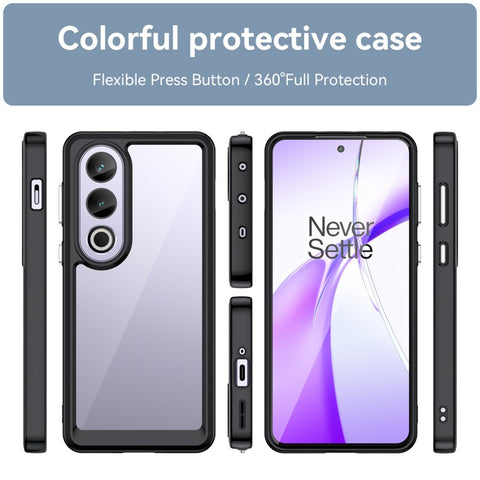 WANLONFENG For OnePlus Ace 3V 5G Phone Case  XC Series TPU Acrylic Cover with Tempered Glass (Big Lens Hole)