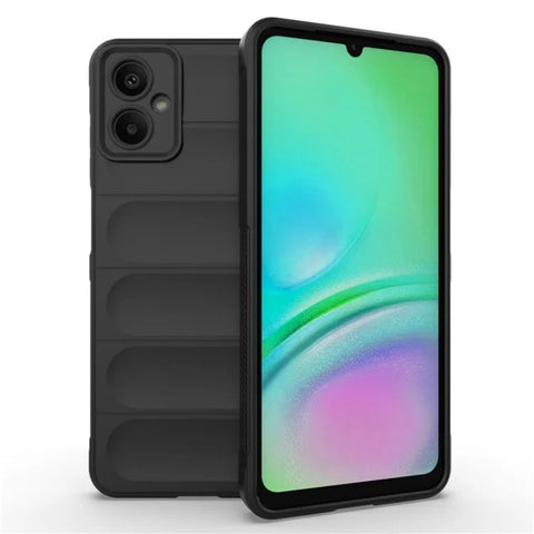WANLONFENG For Samsung Galaxy A06 5G TPU Case  HD Series Anti Slip Phone Cover with Tempered Glass