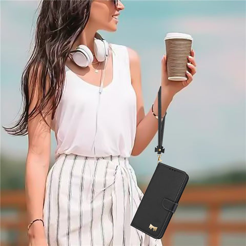 For Xiaomi Redmi Note 14 4G (163.25mm) Case Bowknot Decor Wallet Leather Phone Cover with Wrist Strap