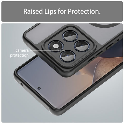 For Motorola Edge 60 Fusion 5G  /  Edge 60 5G Magnetic Case Anti Drop PC + TPU Phone Cover