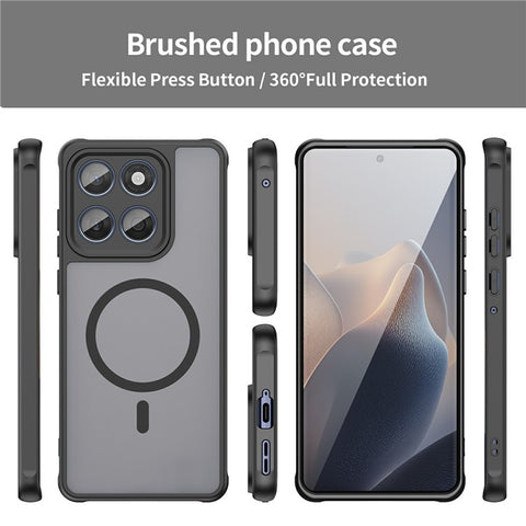 For Motorola Edge 60 Fusion 5G  /  Edge 60 5G Magnetic Case Anti Drop PC + TPU Phone Cover