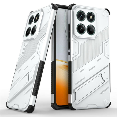 For Motorola Edge 60 Fusion 5G Case PC + TPU Shockproof Phone Cover with Kickstand