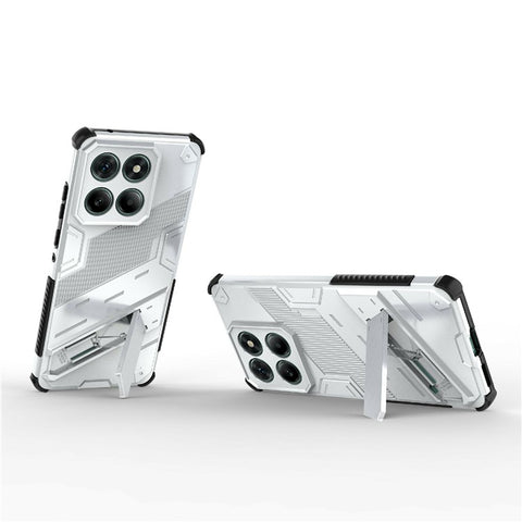 For Motorola Edge 60 Fusion 5G Case PC + TPU Shockproof Phone Cover with Kickstand