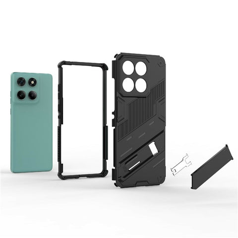 For Motorola Edge 60 Fusion 5G Case PC + TPU Shockproof Phone Cover with Kickstand