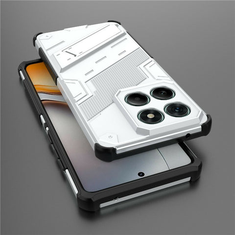 For Motorola Edge 60 Fusion 5G Case PC + TPU Shockproof Phone Cover with Kickstand