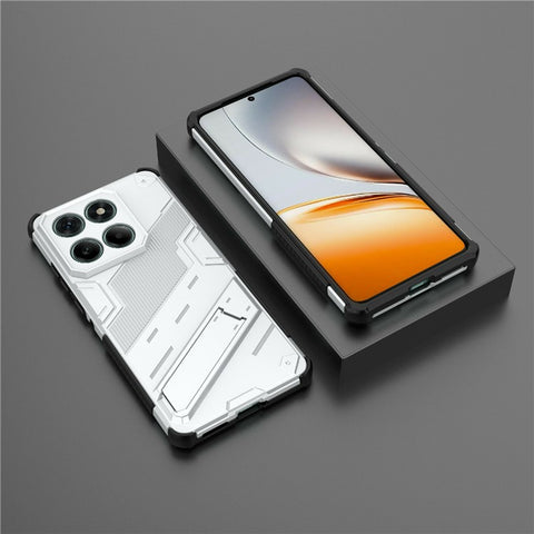 For Motorola Edge 60 Fusion 5G Case PC + TPU Shockproof Phone Cover with Kickstand