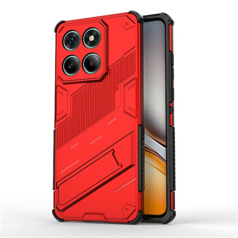 For Motorola Edge 60 Fusion 5G Case PC + TPU Shockproof Phone Cover with Kickstand