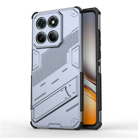For Motorola Edge 60 Fusion 5G Case PC + TPU Shockproof Phone Cover with Kickstand
