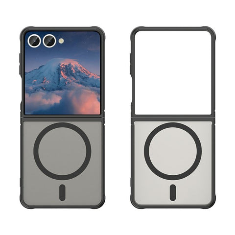 For Samsung Galaxy Z Flip7 5G Magnetic Case Anti Drop PC + TPU Phone Cover