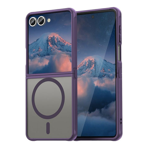For Samsung Galaxy Z Flip7 5G Magnetic Case Anti Drop PC + TPU Phone Cover