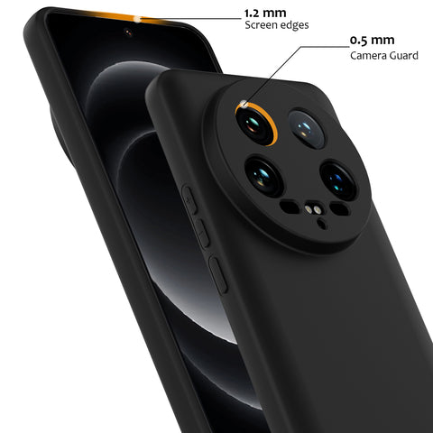 For Xiaomi 14 Ultra Magnetic Case Anti-Drop Liquid Silicone Phone Cover