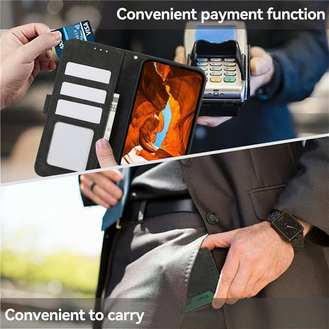 ABEEL For Samsung Galaxy A07 5G / A07 4G / A06 4G / A06 5G Case Color Splicing Leather Flip Phone Cover RFID Blocking