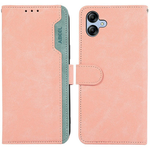 ABEEL For Samsung Galaxy A07 5G / A07 4G / A06 4G / A06 5G Case Color Splicing Leather Flip Phone Cover RFID Blocking