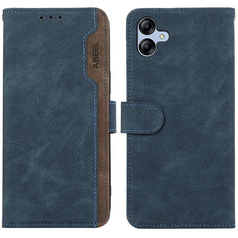 ABEEL For Samsung Galaxy A07 5G / A07 4G / A06 4G / A06 5G Case Color Splicing Leather Flip Phone Cover RFID Blocking