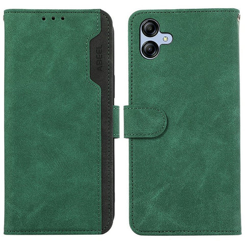 ABEEL For Samsung Galaxy A07 5G / A07 4G / A06 4G / A06 5G Case Color Splicing Leather Flip Phone Cover RFID Blocking