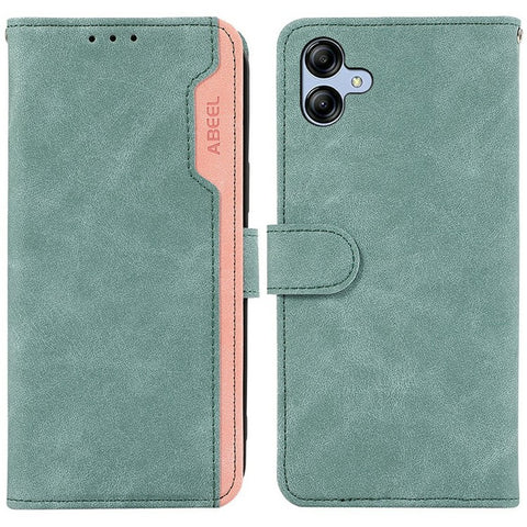ABEEL For Samsung Galaxy A07 5G / A07 4G / A06 4G / A06 5G Case Color Splicing Leather Flip Phone Cover RFID Blocking