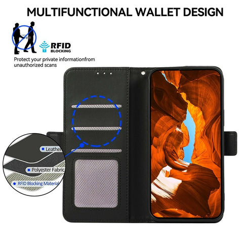 ABEEL For Samsung Galaxy A07 5G / A07 4G / A06 4G / A06 5G Case Leather Phone Cover with RFID Blocking Wallet