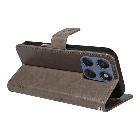For Motorola Edge 60 Fusion 5G / Motorola Edge 60 5G / Motorola Edge (2025) 5G / Motorola Edge 60 Pro 5G Phone Case with Stand Cat Tree Pattern Leather Wallet Mobile Cover