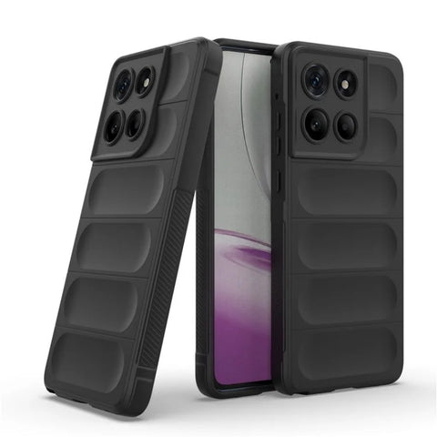 WANLONFENG For Motorola Edge 60 Stylus 5G TPU Case  HD Series Anti Slip Phone Cover with Tempered Glass