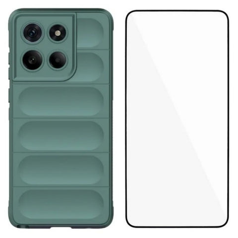 WANLONFENG For Motorola Edge 60 Stylus 5G TPU Case  HD Series Anti Slip Phone Cover with Tempered Glass