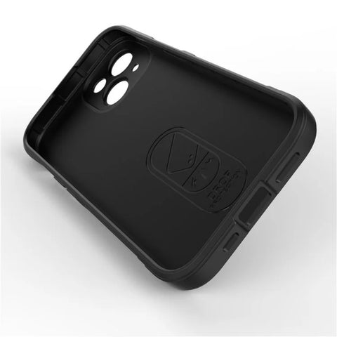 WANLONFENG For iPhone 14 Plus TPU Case  HD Series Anti Slip Phone Cover with Tempered Glass