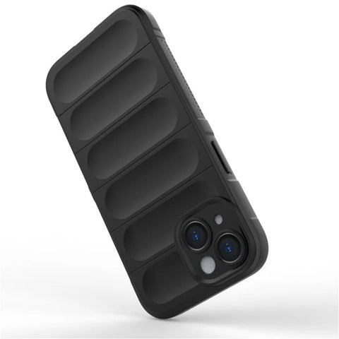 WANLONFENG For iPhone 14 Plus TPU Case  HD Series Anti Slip Phone Cover with Tempered Glass