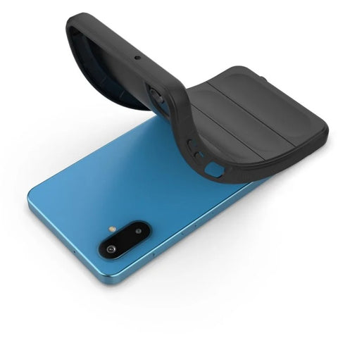 WANLONFENG For Samsung Galaxy M06 5G / Galaxy F06 5G TPU Case  HD Series Anti Slip Phone Cover with Tempered Glass