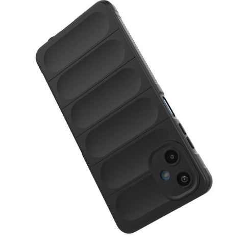 WANLONFENG For Samsung Galaxy M06 5G / Galaxy F06 5G TPU Case  HD Series Anti Slip Phone Cover with Tempered Glass