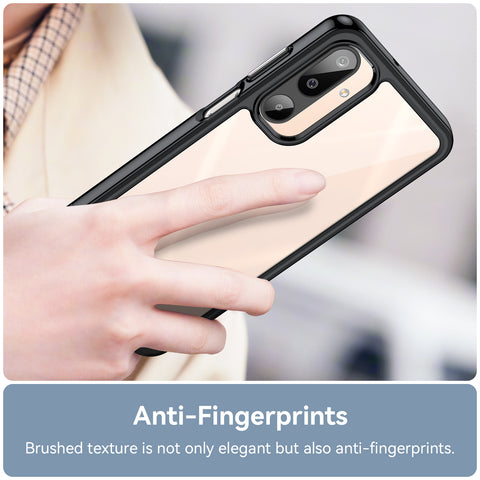 WANLONFENG For Samsung Galaxy M16 5G Phone Case  XC Series TPU Acrylic Cover with Tempered Glass (Big Lens Hole)