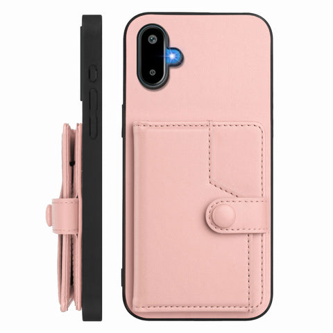 For Samsung Galaxy M06 5G / Galaxy F06 5G Case RFID Blocking Card Holder Kickstand TPU + PU Leather Phone Back Cover