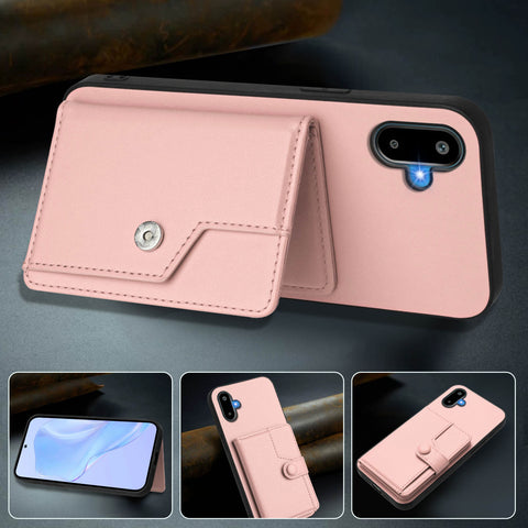 For Samsung Galaxy M06 5G / Galaxy F06 5G Case RFID Blocking Card Holder Kickstand TPU + PU Leather Phone Back Cover