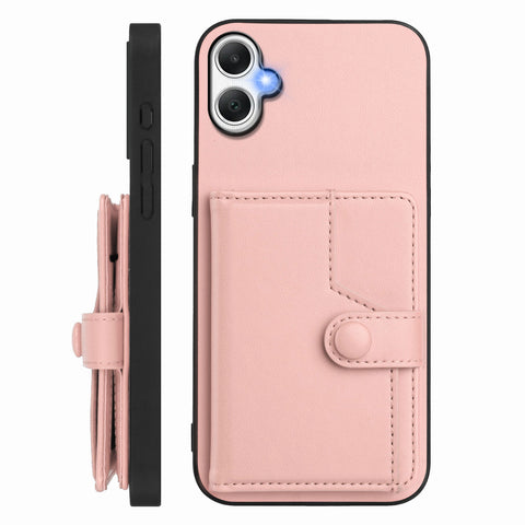 For Samsung Galaxy A06 5G / Galaxy A06 4G Case RFID Blocking Card Holder Kickstand TPU + PU Leather Phone Back Cover