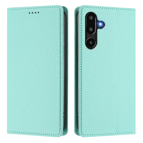 For Samsung Galaxy M16 5G / Galaxy F16 5G Wallet Case RFID Blocking Litchi Texture Leather Mobile Cover