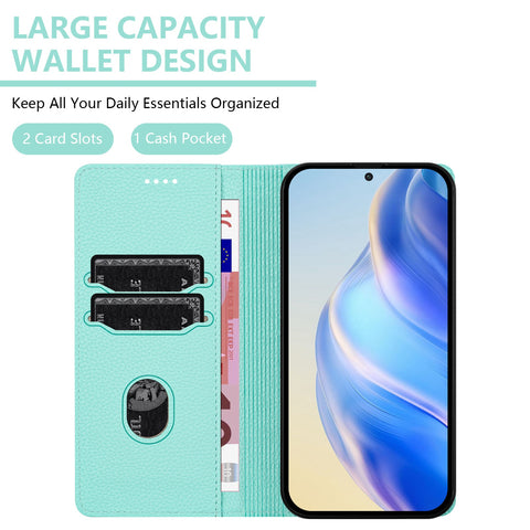 For Samsung Galaxy M16 5G / Galaxy F16 5G Wallet Case RFID Blocking Litchi Texture Leather Mobile Cover