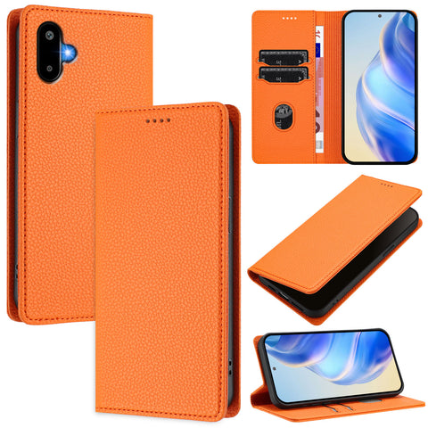 For Samsung Galaxy M06 5G / Galaxy F06 5G Wallet Case RFID Blocking Litchi Texture Leather Mobile Cover