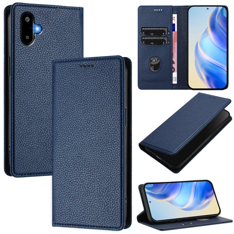 For Samsung Galaxy M06 5G / Galaxy F06 5G Wallet Case RFID Blocking Litchi Texture Leather Mobile Cover
