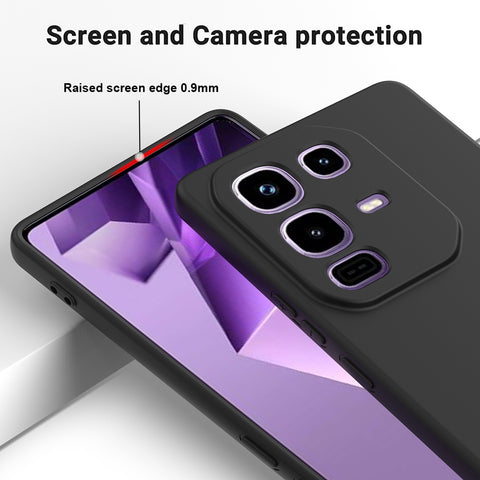 For Infinix Note 50 Pro+ 5G Liquid Silicone Case Phone Back Cover with Hand Strap