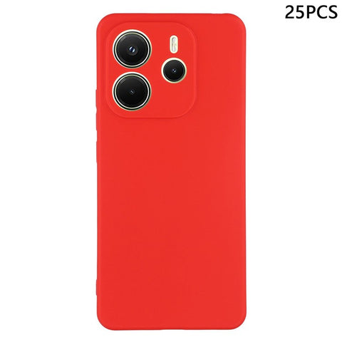 Bulk Purchasing 25Pcs For Xiaomi Redmi Note 14 4G (163.25mm) Case 1.2mm TPU Matte Phone Cover