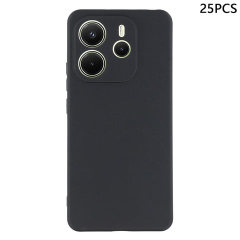 Bulk Purchasing 25Pcs For Xiaomi Redmi Note 14 4G (163.25mm) Case 1.2mm TPU Matte Phone Cover