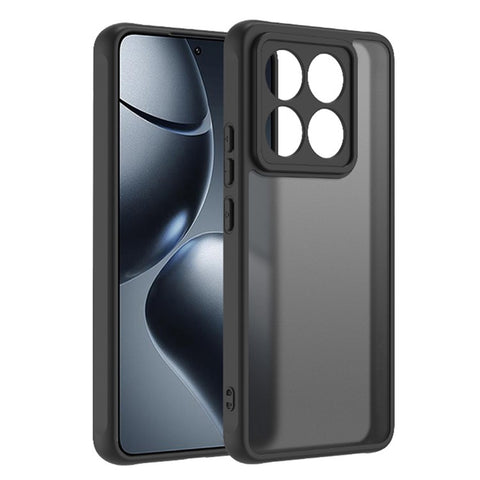 For Xiaomi 14T Pro Case Skin Touch Matte PC + TPU Shockproof Phone Back Cover