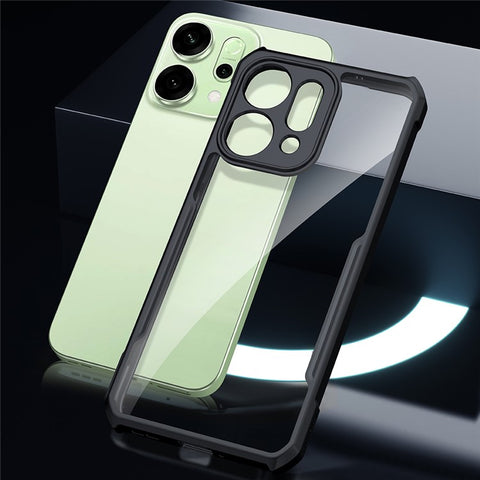 XUNDD For Oppo Reno14 5G (Global) Case Dropproof TPU + Acrylic Clear Back Phone Cover