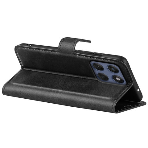 For Motorola Edge 60 Fusion 5G Stand Case Anti-Scratch Calf Texture Leather Phone Cover