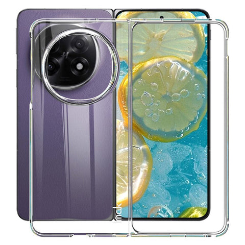 IMAK Crystal Case II Pro for Oppo Find N5 5G Case Clear PC Phone Cover (Upper Cover + Lower Cover)