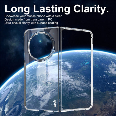 IMAK Crystal Case II Pro for Oppo Find N5 5G Case Clear PC Phone Cover (Upper Cover + Lower Cover)