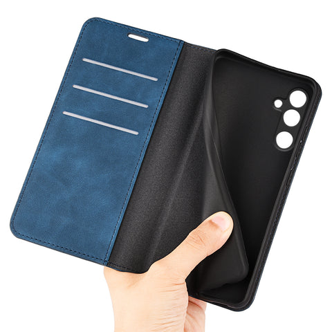 For Samsung Galaxy M16 5G Case Skin Touch Leather Wallet Phone Cover