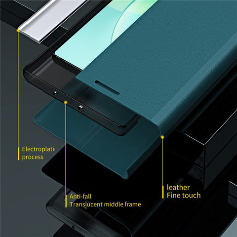 For Xiaomi Redmi Note 14 4G (163.25mm) Case Anti-Drop Leather Phone Cover with Stand