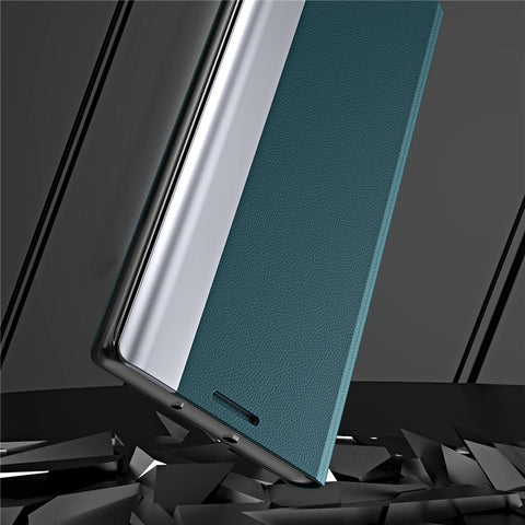 For Xiaomi Redmi Note 14 4G (163.25mm) Case Anti-Drop Leather Phone Cover with Stand